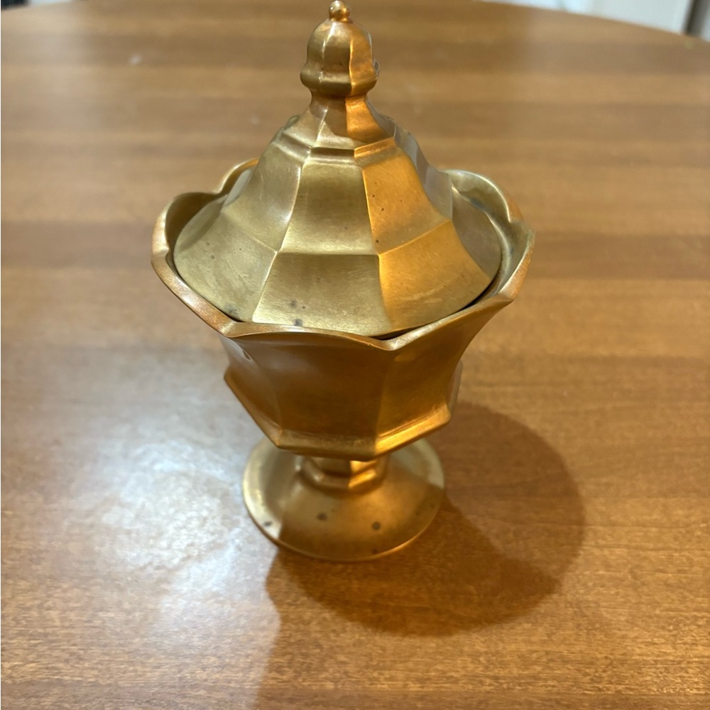 Vintage Phelps Dodge Brass Trinket Dish